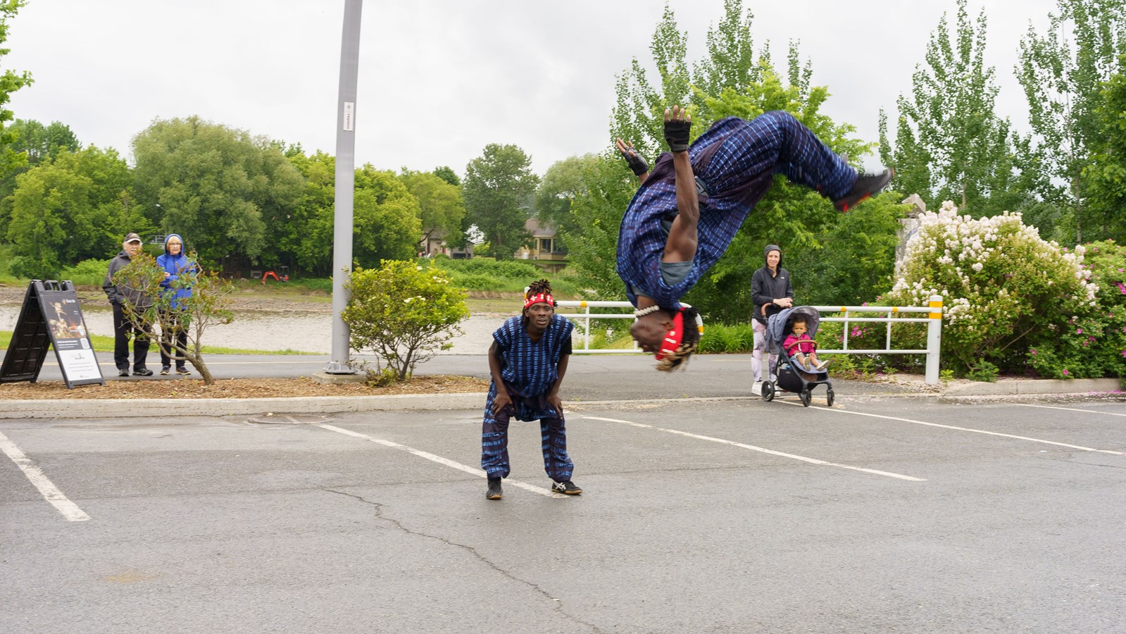Démonstration acrobatique pour Beauce art