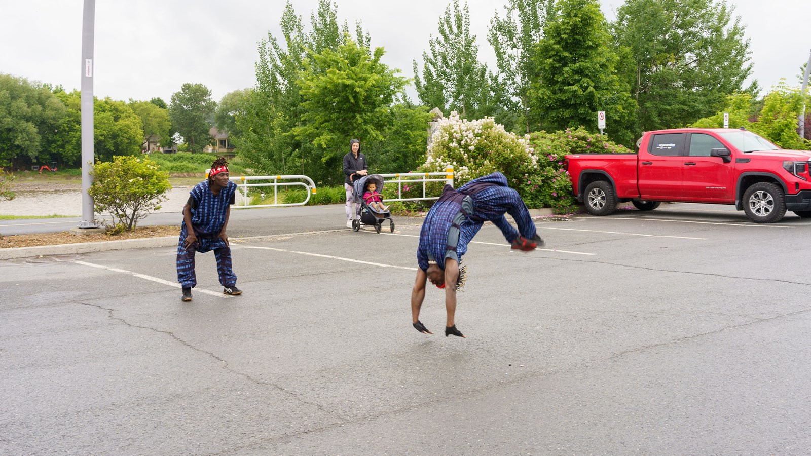 Démonstration acrobatique pour Beauce art