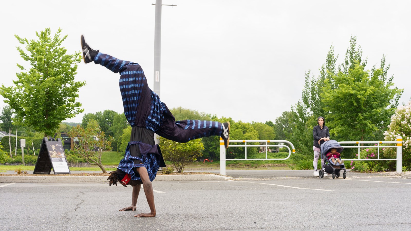 Démonstration acrobatique pour Beauce art