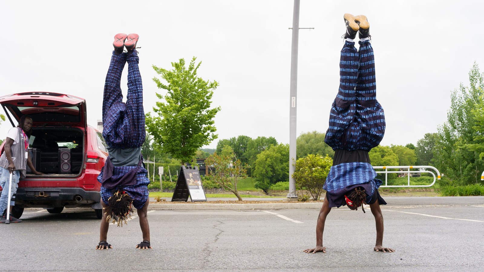 Démonstration acrobatique pour Beauce art