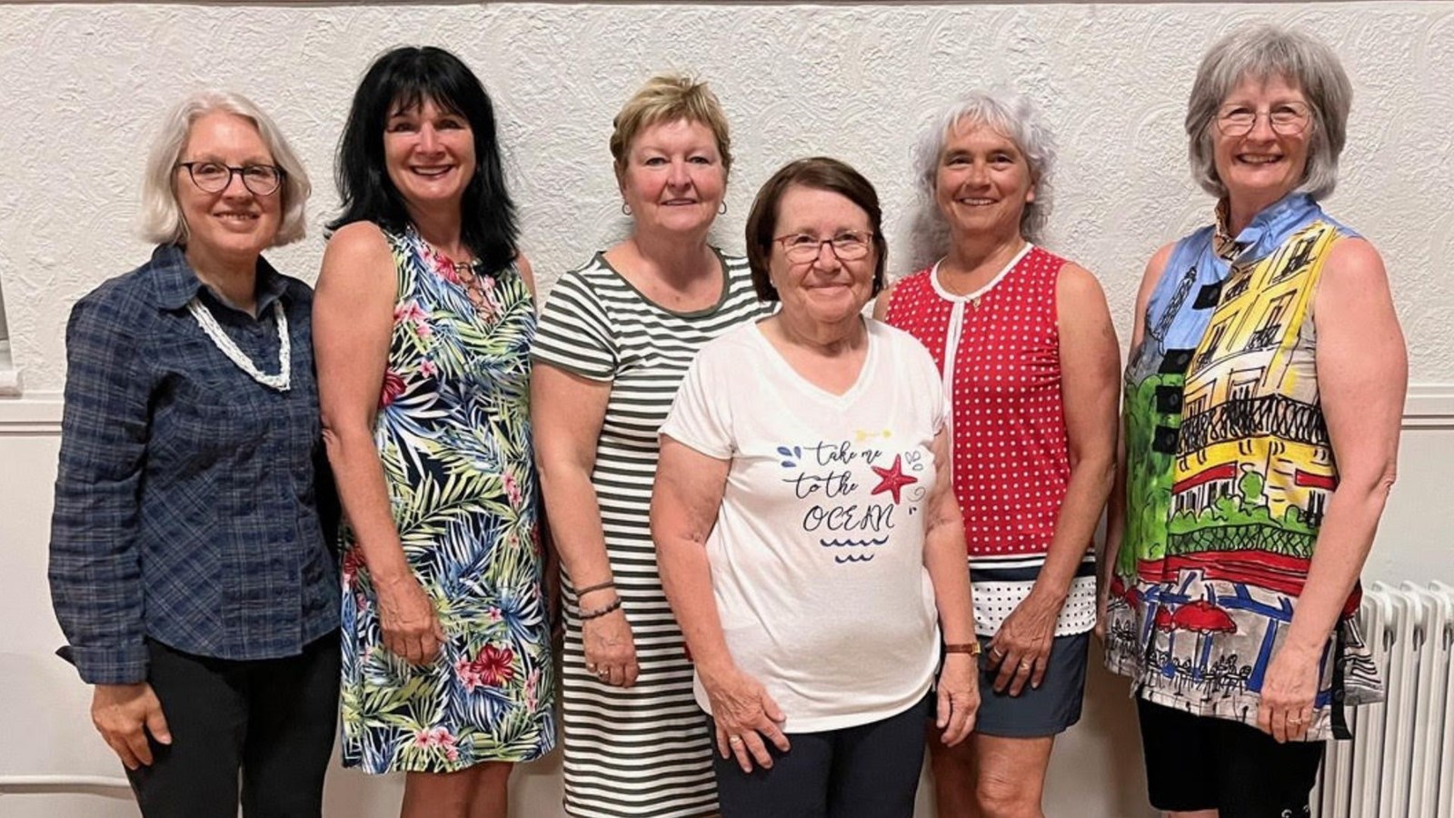 Les membres qui composent le conseil d'administration, de gauche à droite, Mireille Payet, Andrée Morissette, Marie Bolduc, Nicole Cadieux, Julie Duval et Chantal Guay.