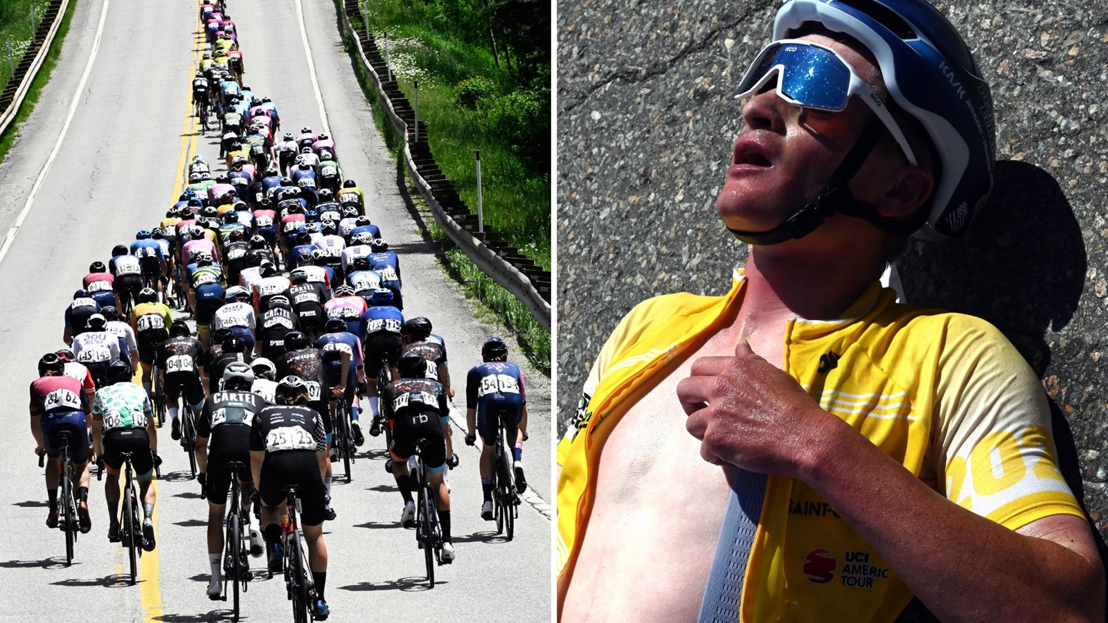 Josh Burnett vainqueur au sommet du mont Mégantic