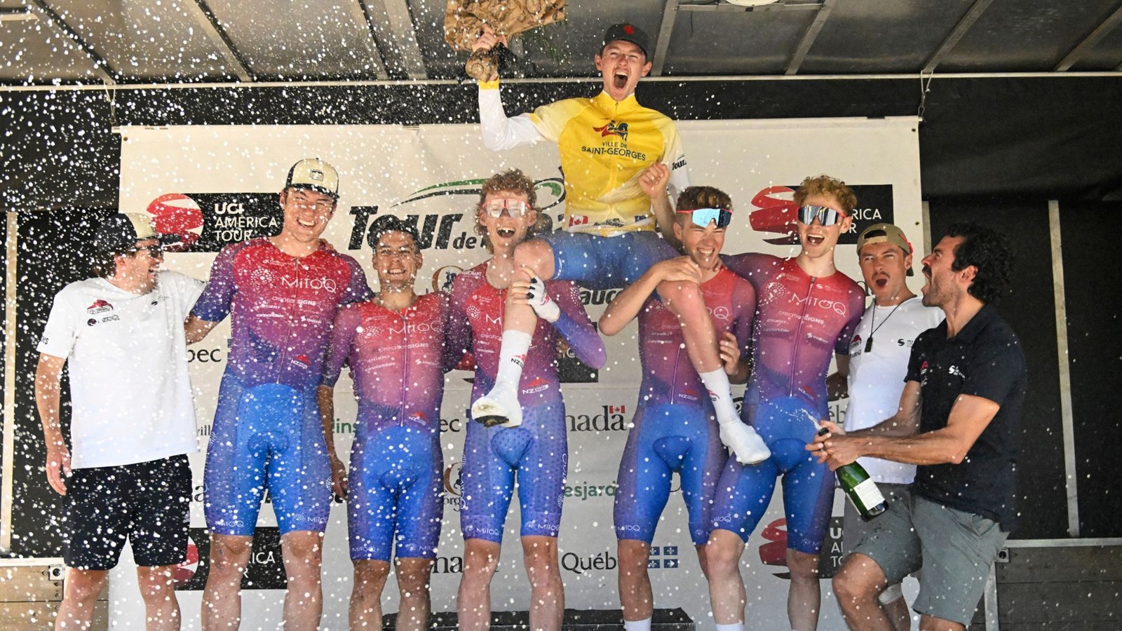 Josh Burnett est couronné champion du Tour de Beauce