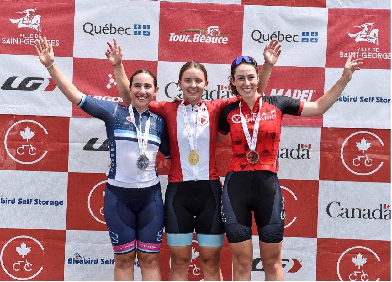Naomie Julien, vice-championne canadienne de la course sur route dans la catégorie junior femme