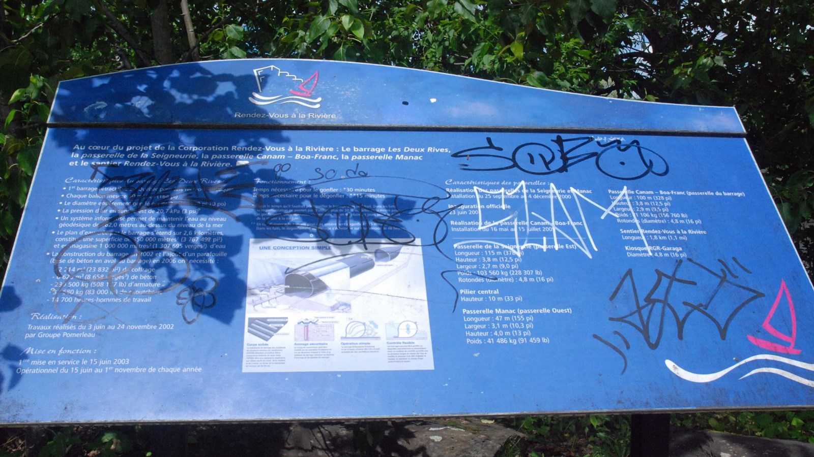 La Ville de Saint-Georges dépose deux plaintes pour vandalisme