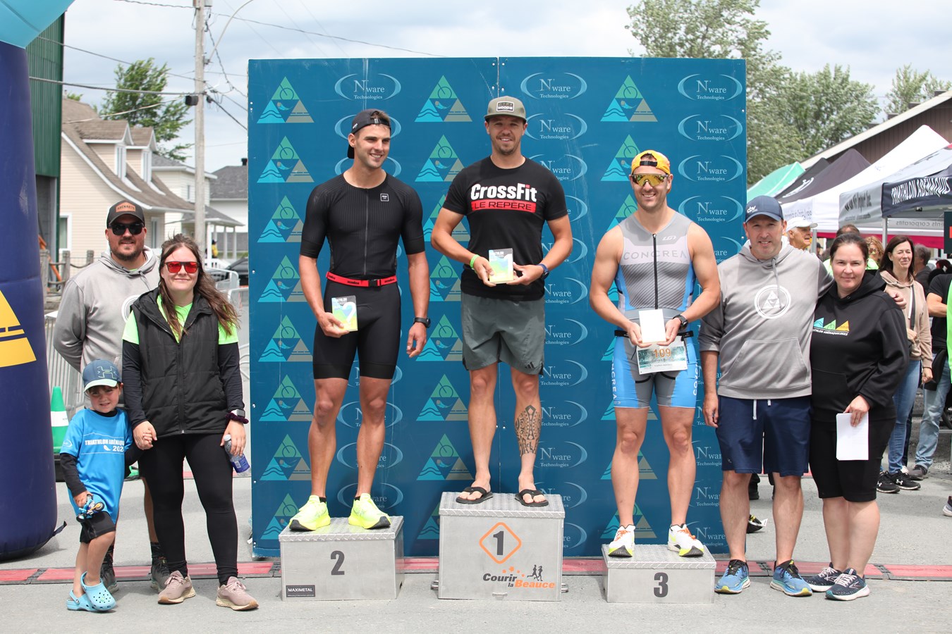 Plus de 300 sportifs présents à la 4e édition du Triathlon Abénakis