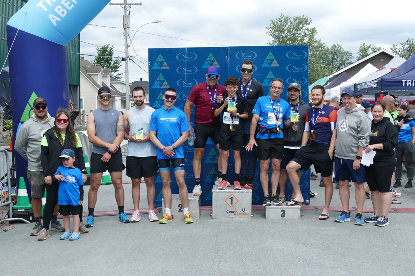 Plus de 300 sportifs présents à la 4e édition du Triathlon Abénakis