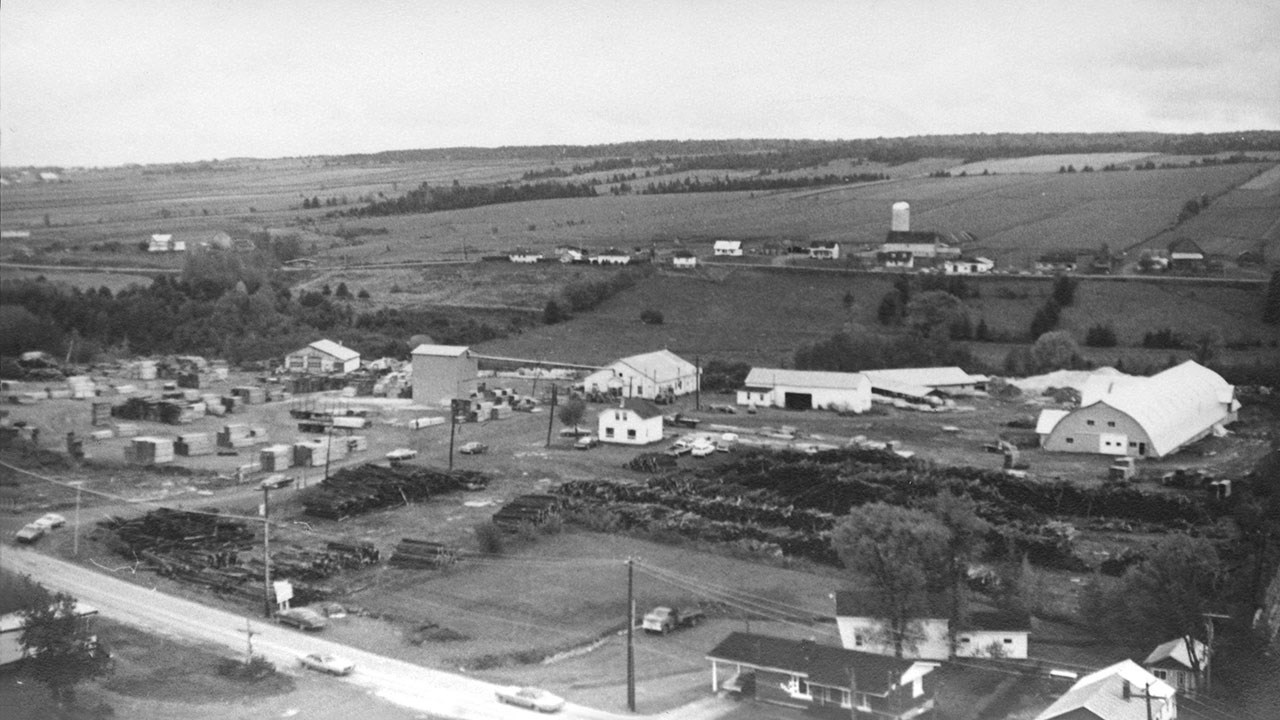 La scierie Isaïe Gilbert & Fils du village Morency