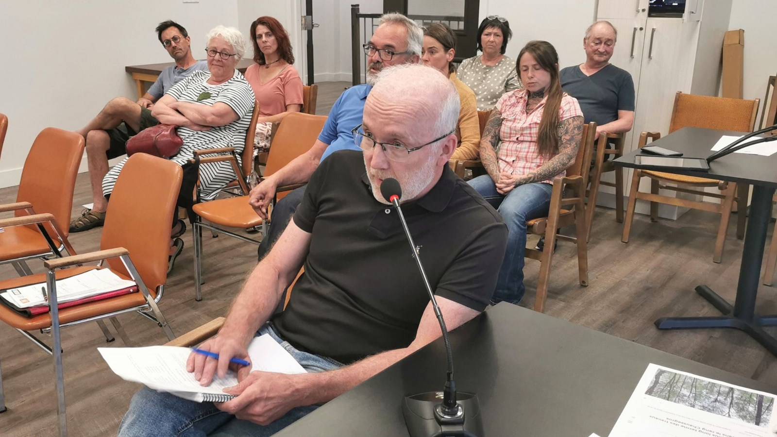 Le président de l’Association pour la protection des milieux humides de la Cumberland (APMHC) Jean Poulin.