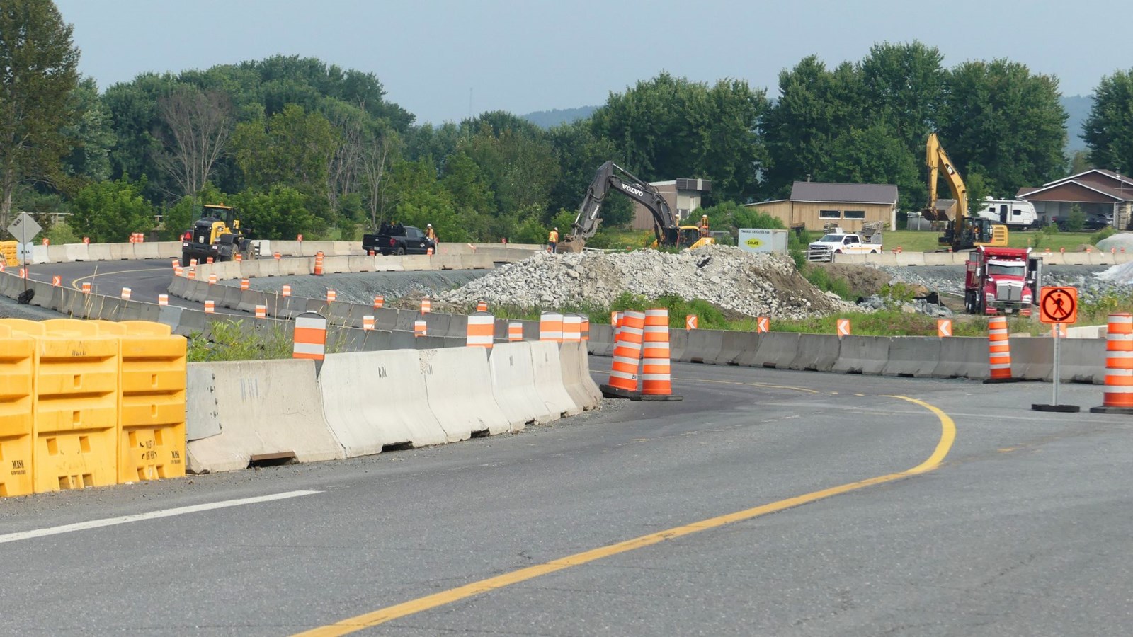 Route 173 à Beauceville: pas de réouverture avant plusieurs jours