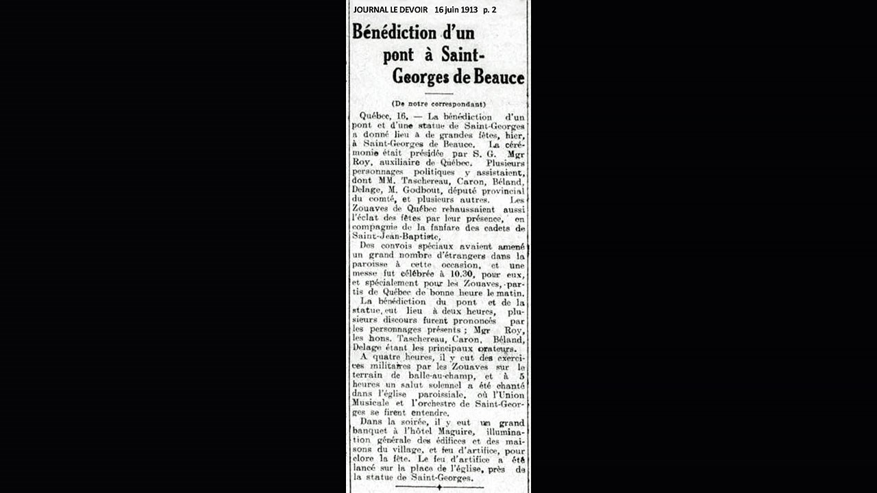 Le plus grand rassemblement dans l'histoire de Saint-Georges