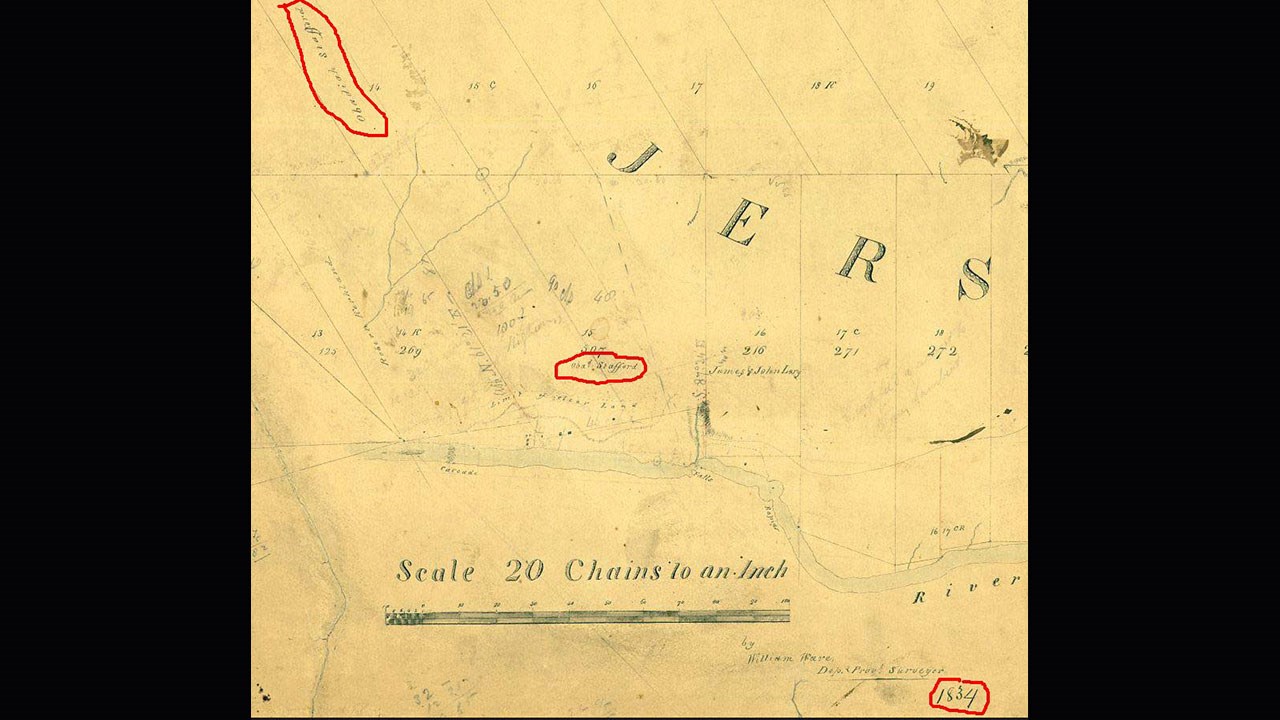 Le ruisseau Stafford près du grand sault de la Chaudière