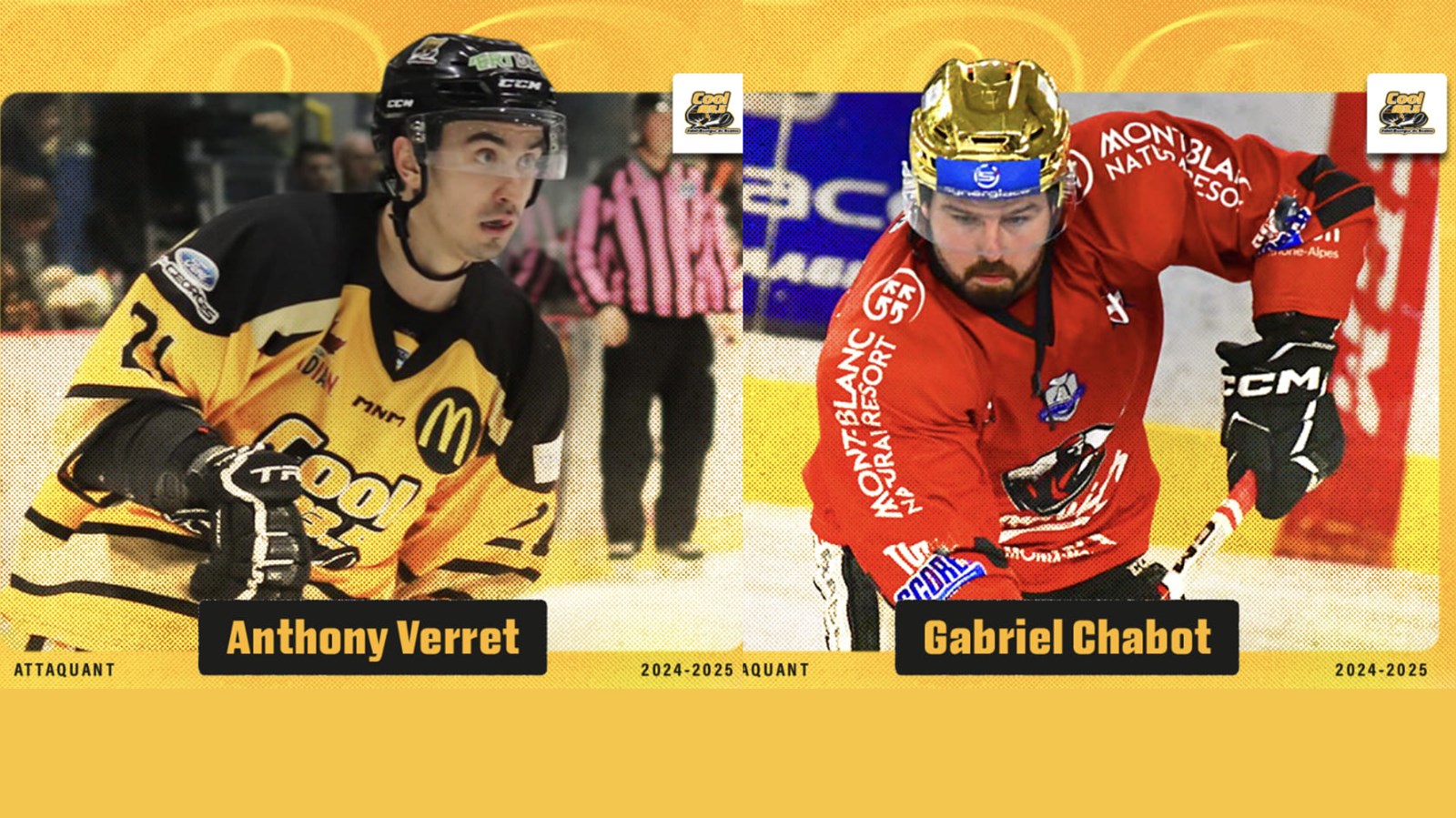 Anthony Verret et Gabriel Chabot