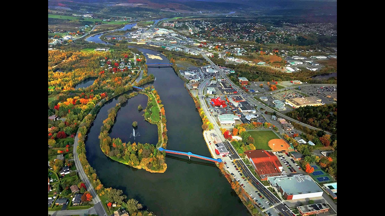 Une survivante : l'ile Pozer au centre-ville