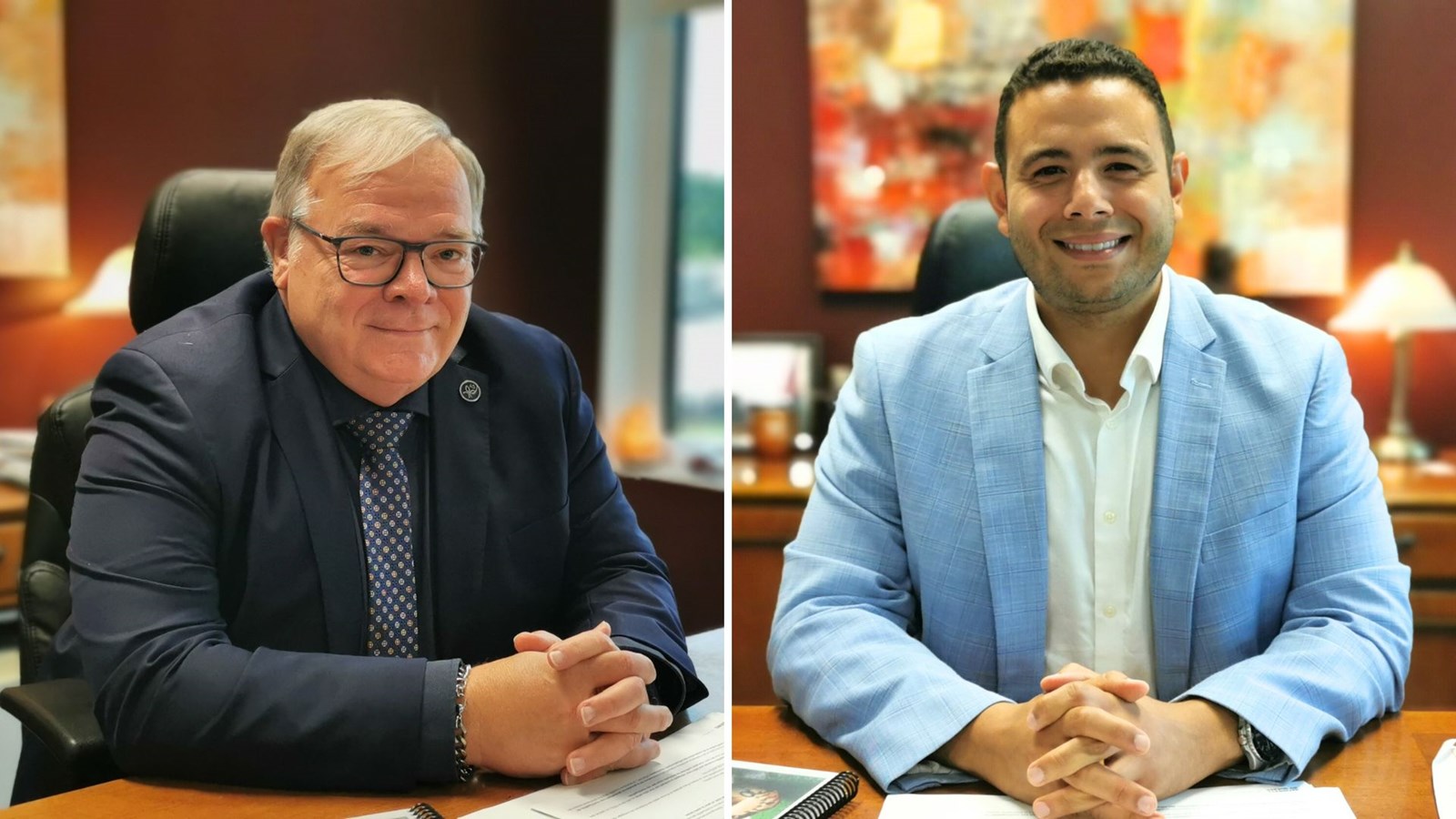 Les députés de Beauce-Nord et de Beauce-Sud, respectivement Luc Provençal et Samuel Poulin.