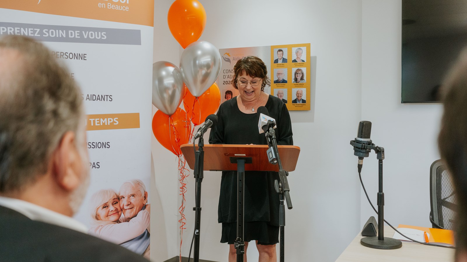 Julie Laflamme, présidente du Conseil d’administration Coopérative Aide Chez Soi en Beauce