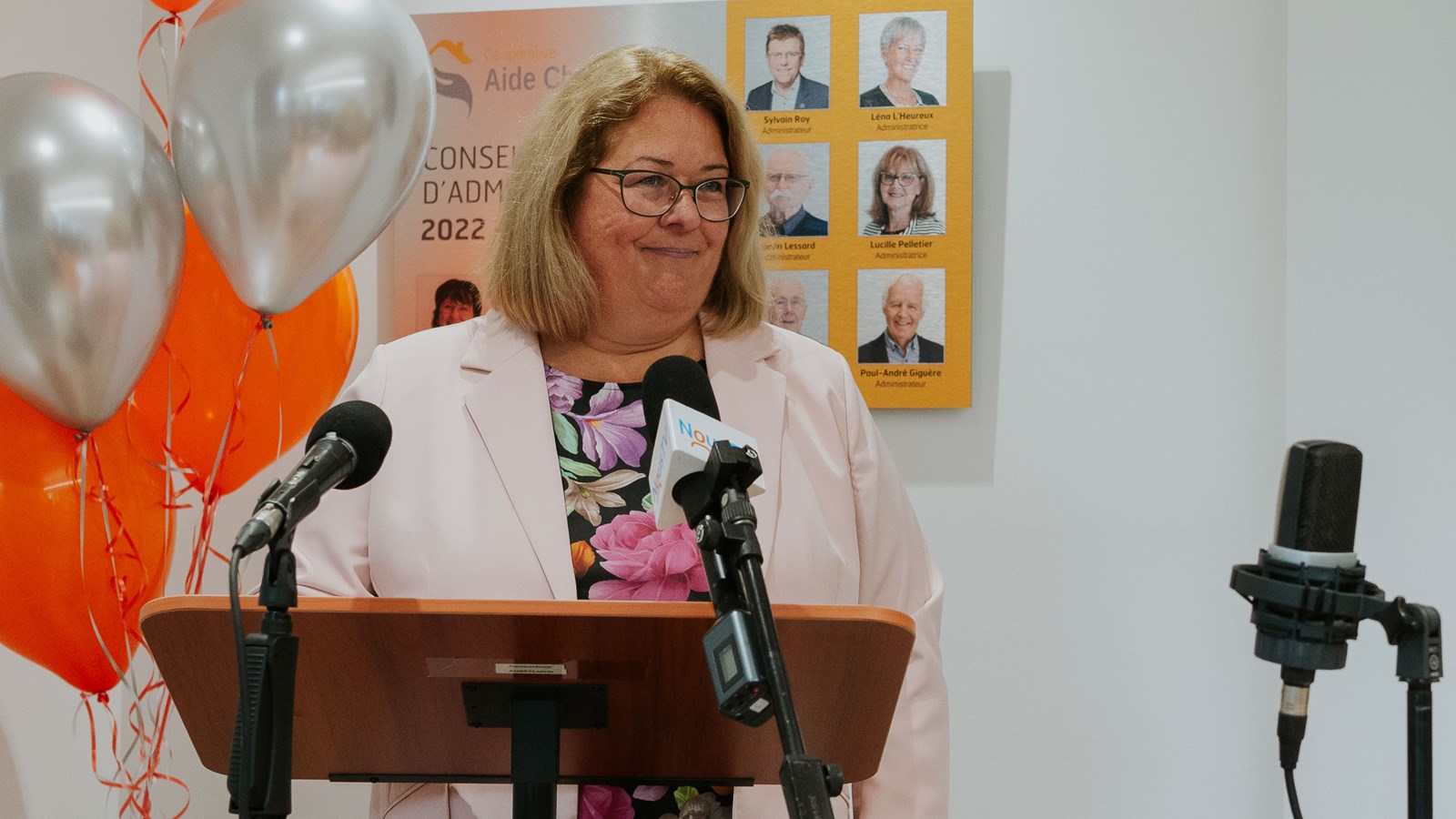 La directrice générale de la Coopérative Aide Chez Soi en Beauce, Nathalie Frenette
