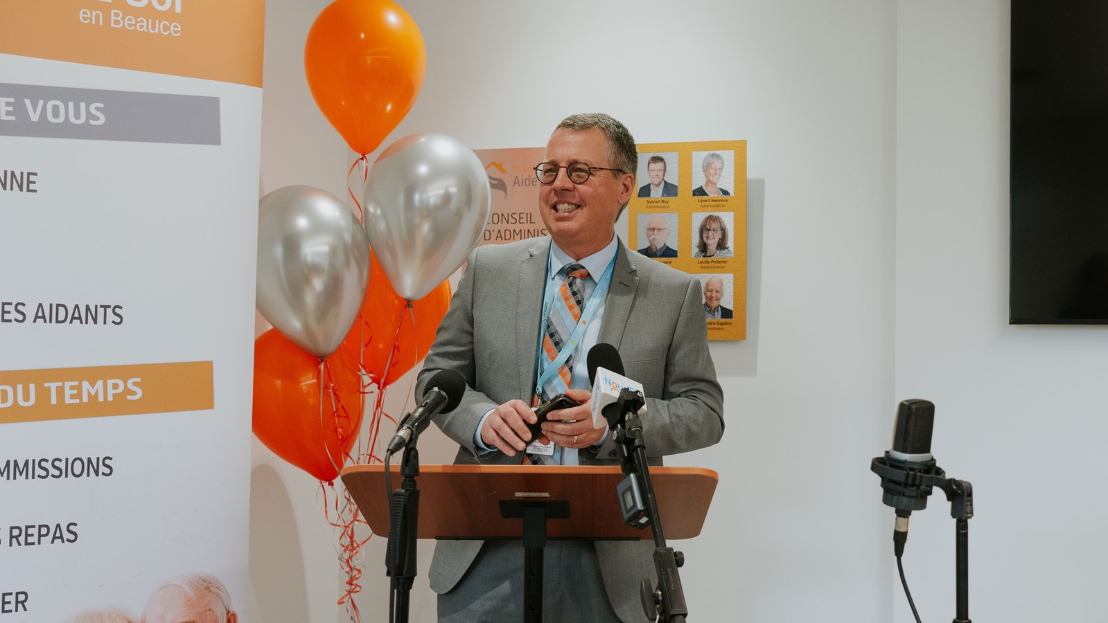 Dominic Boudreau, directeur adjoint du continuum soutien à domicile et partenariat communautaire SAPA au Centre intégré de santé et de services sociaux de Chaudière-Appalaches