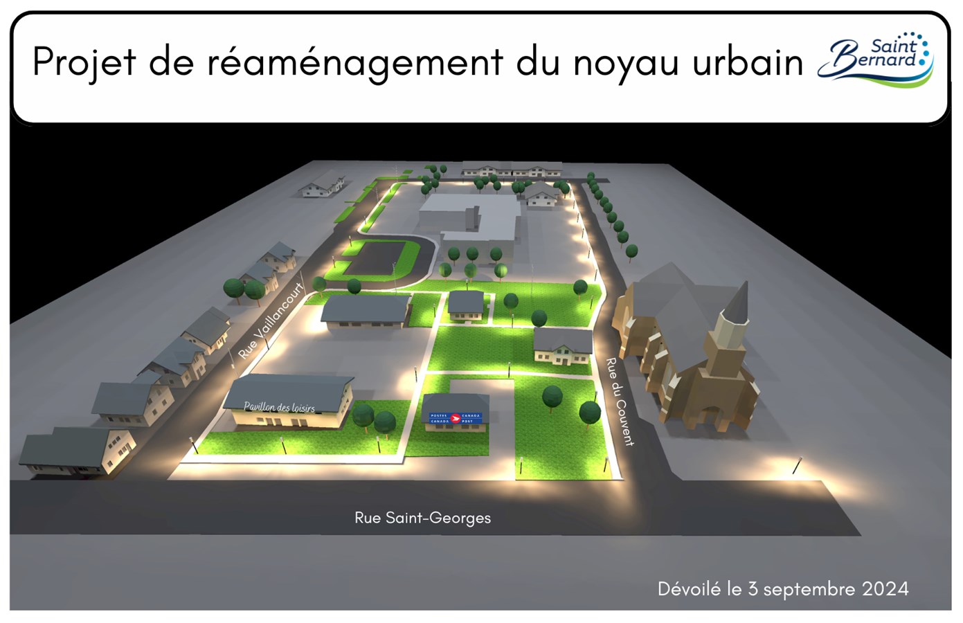 Le plan du nouveau noyau urbain