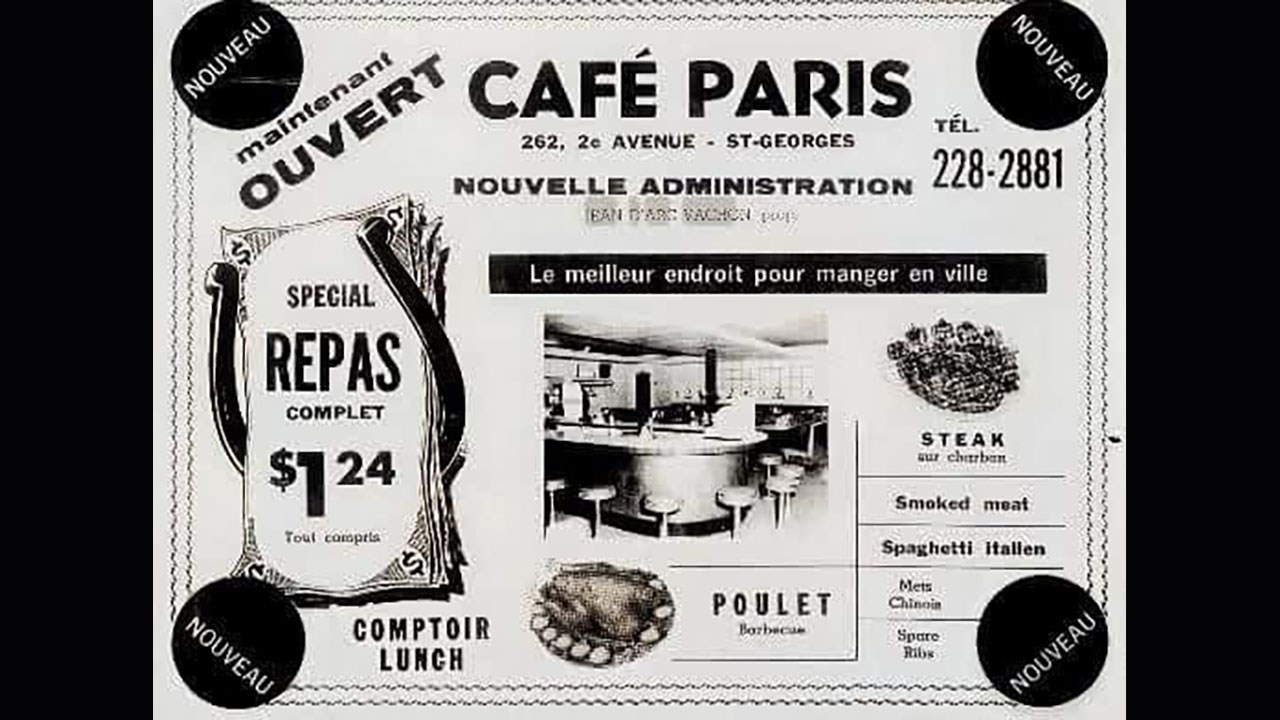 Le mémorable Café Paris