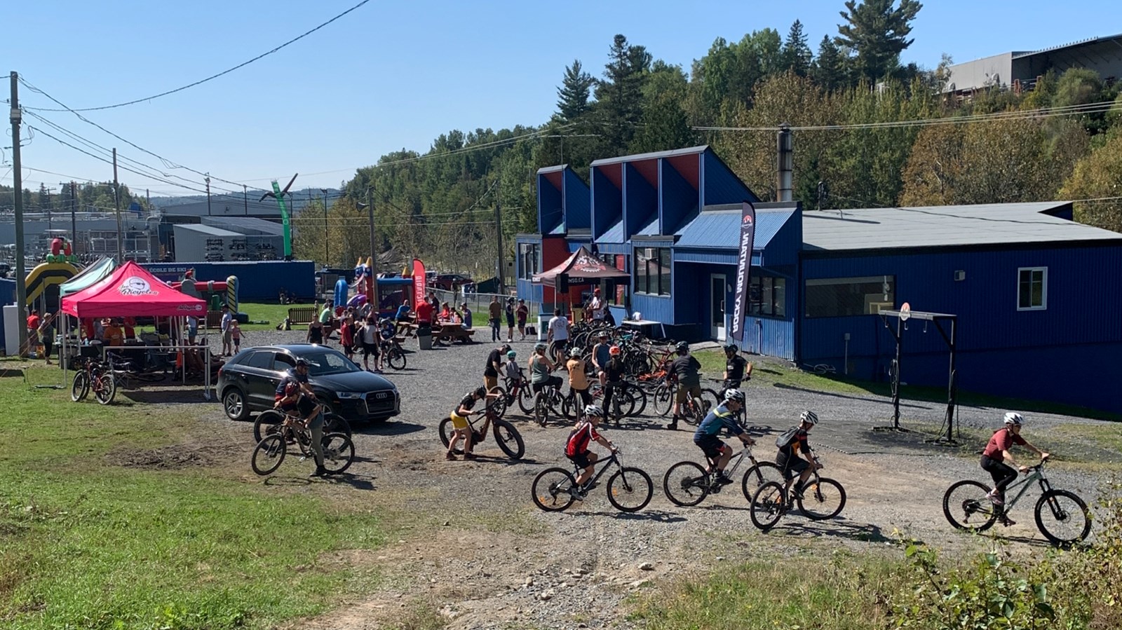 Beau succès pour l'inauguration des nouveaux sentiers de Vélo de Montagne MSG