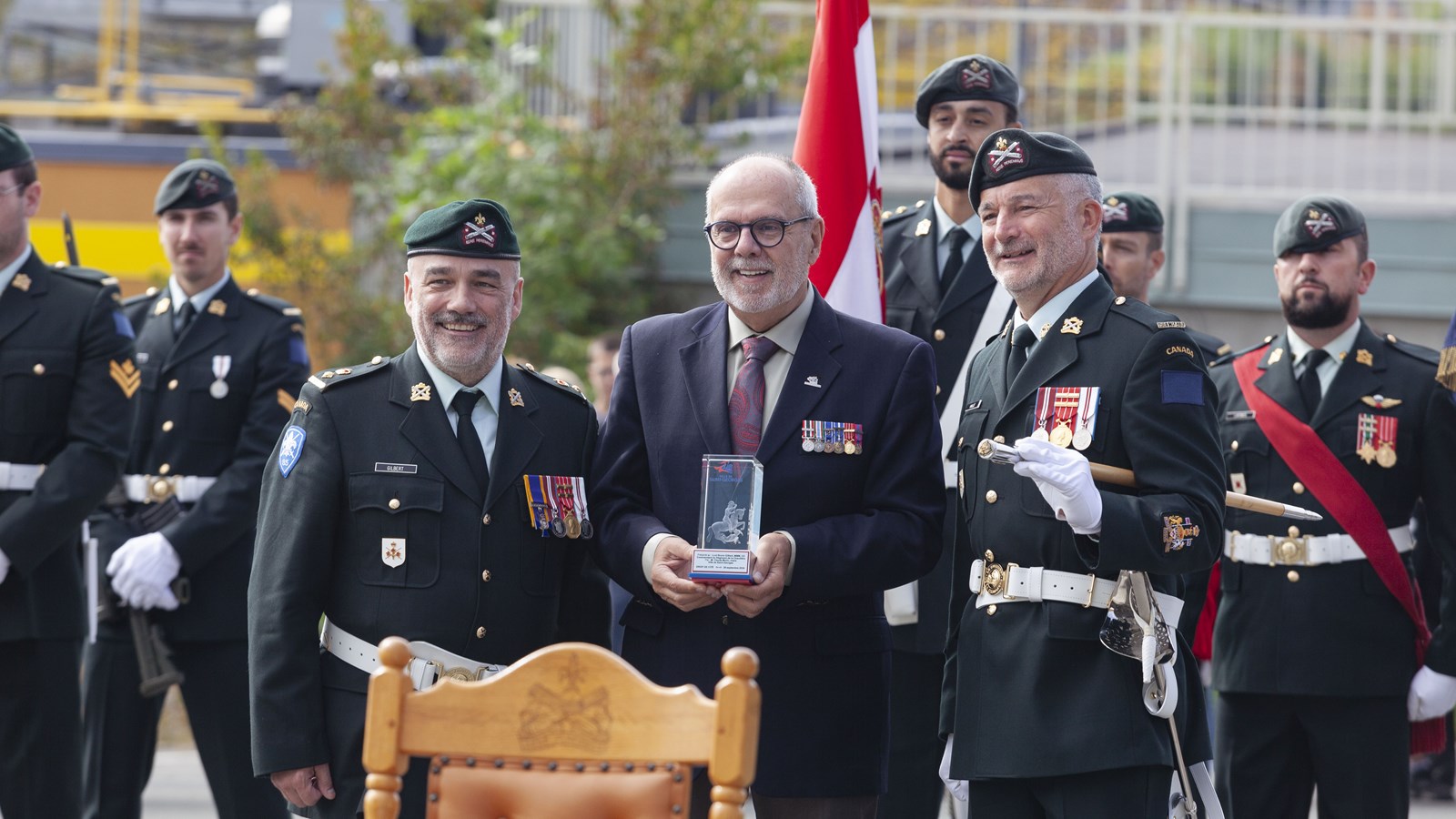 Importante cérémonie pour le Régiment de la Chaudière