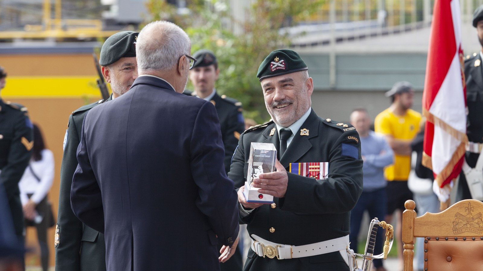 Importante cérémonie pour le Régiment de la Chaudière