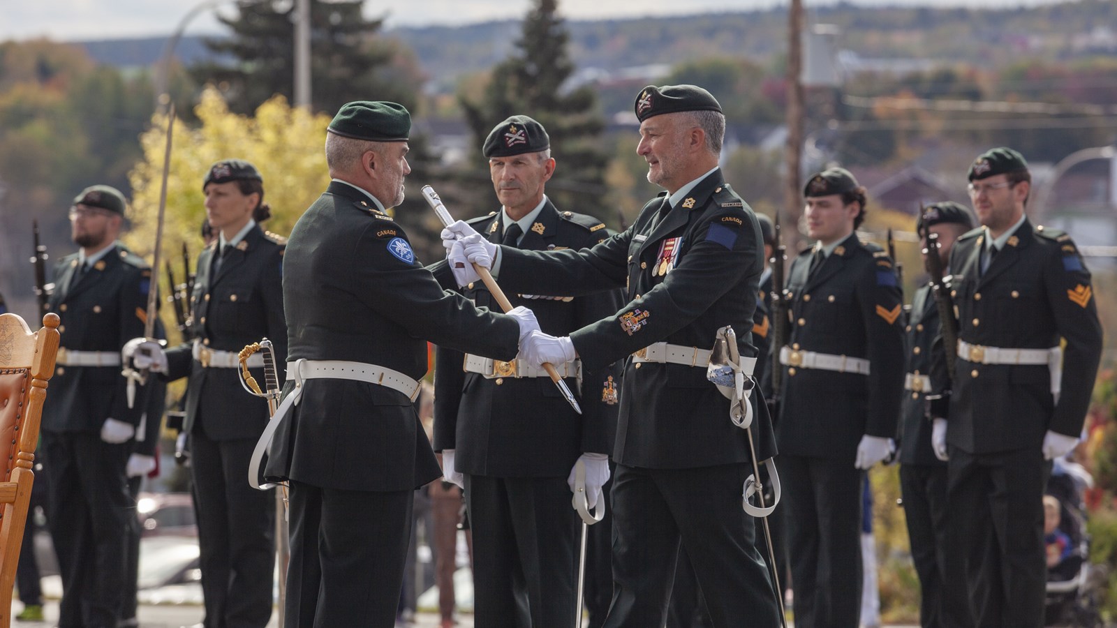 Importante cérémonie pour le Régiment de la Chaudière