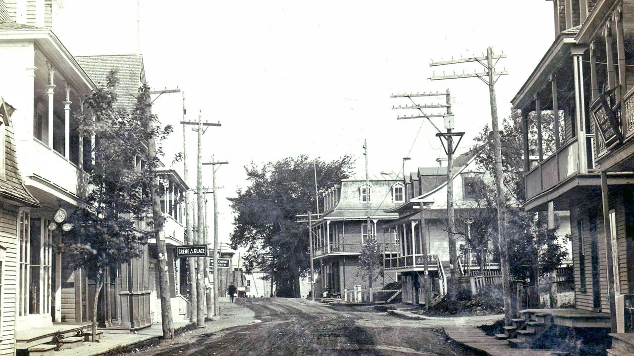 Souvenirs du centre-ville en 1890