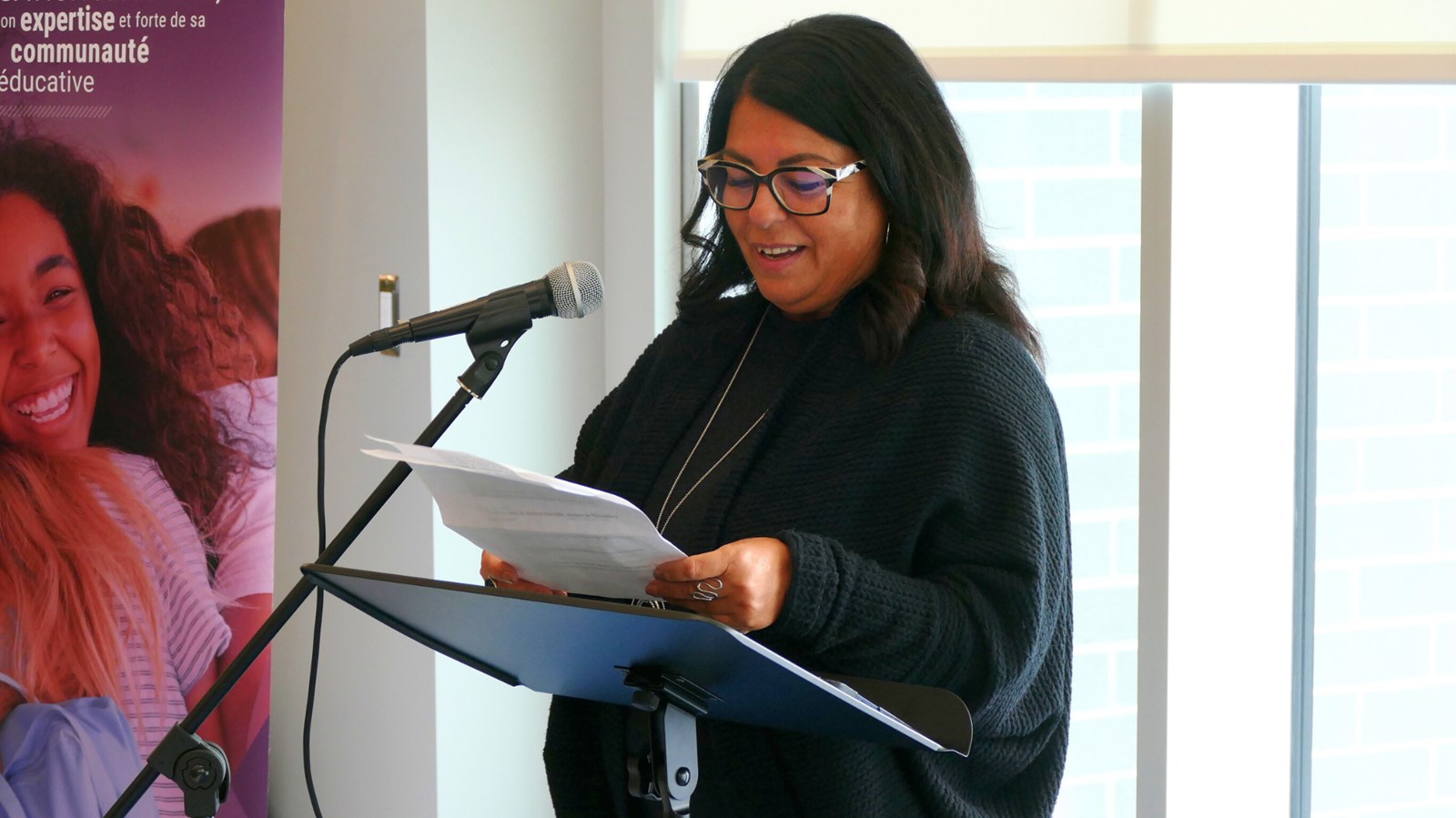 Nathalie J.D. Poulin, directrice de l'école Maribel