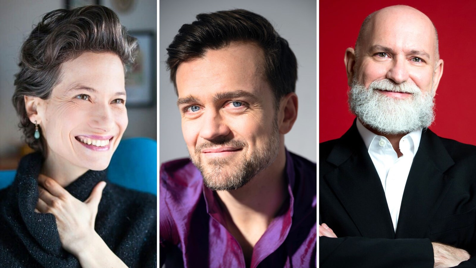 La violoniste, Chantal Bergeron, le baryton, Pierre Rancourt, et le pianiste, Pierre McClean.