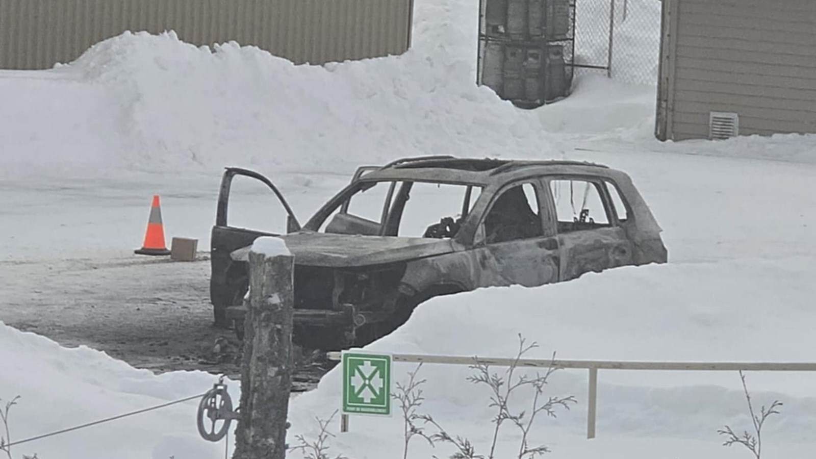 Incendie suspect à East-Broughton: une enquête est en cours