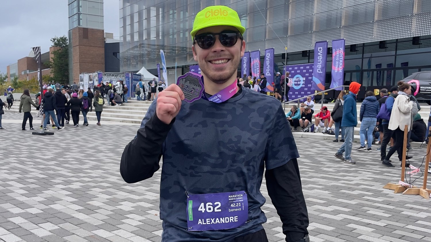 Alexandre Chevair a célébré la vie, un marathon à la fois