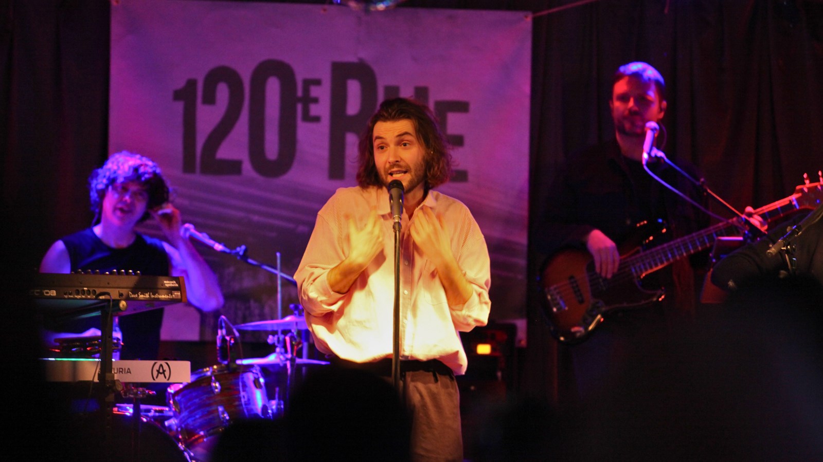 Steven Grondin lors du lancement à Saint-Georges