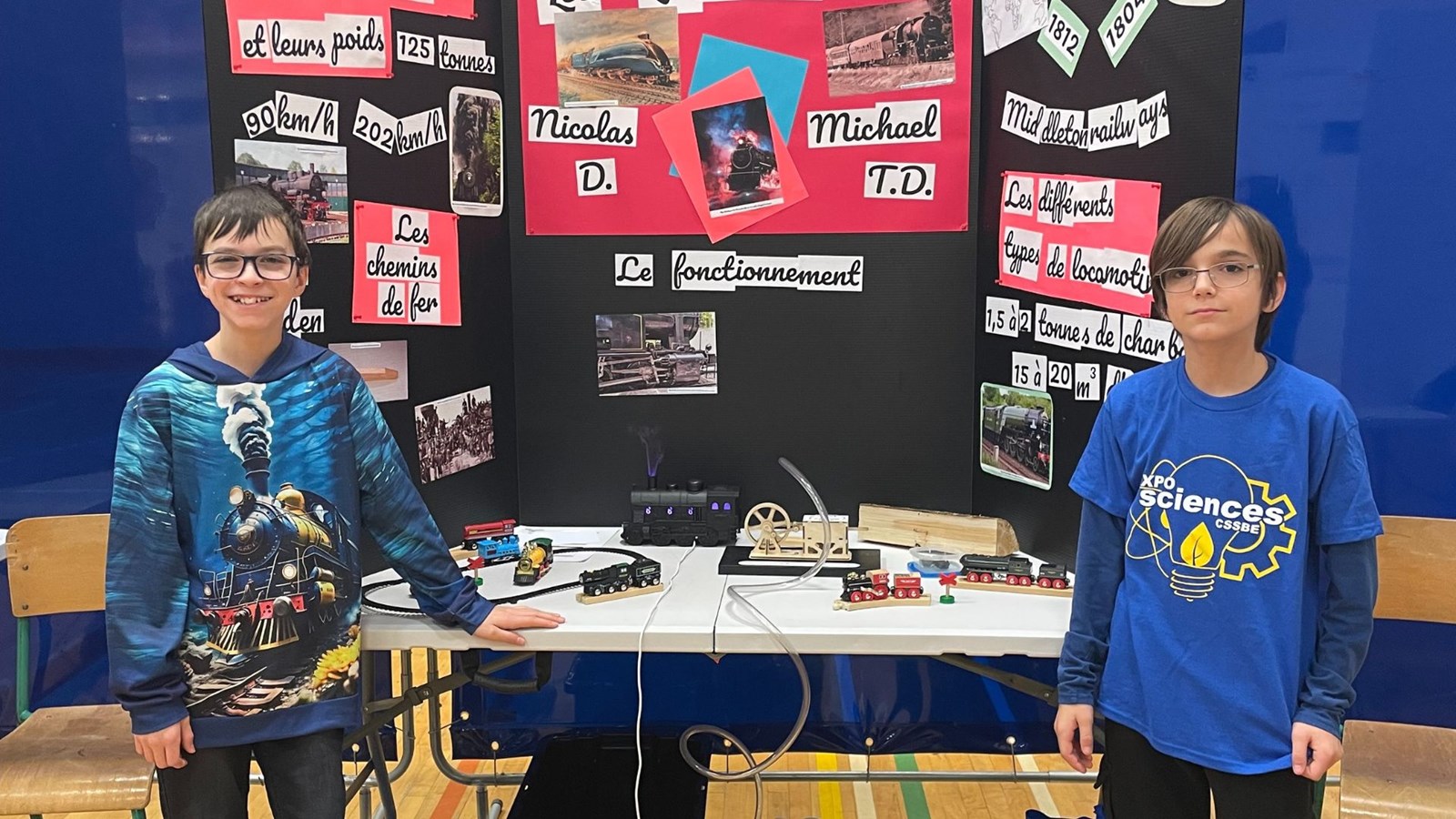 Nicolas Drouin et Michael Turcotte-Duquet - École des Deux-Rives/Saint-Georges.