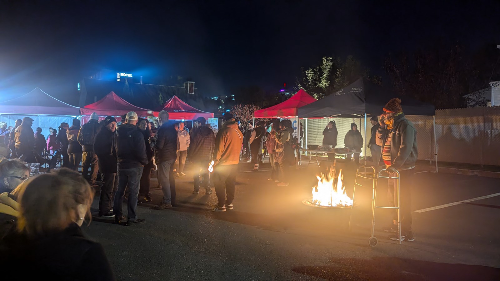 La Nuit des sans-abri en 2024 à Saint-Georges