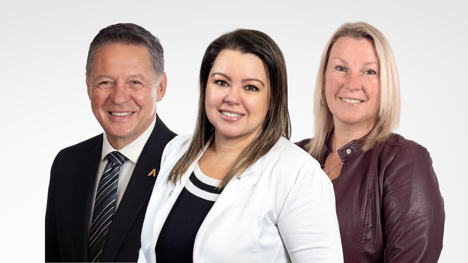 Daniel Chaîné, directeur général de Beauce-Centre économique, Hélène Latulippe, directrice générale du Conseil économique de Beauce et Marlène Bisson, Directrice générale au Développement économique Nouvelle-Beauce