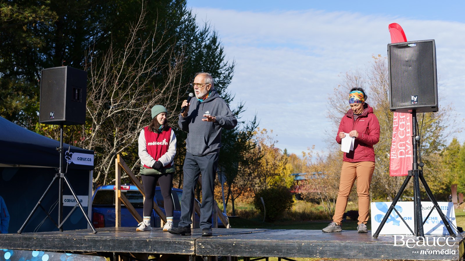 La Grande Marche Pierre Lavoie en Beauce