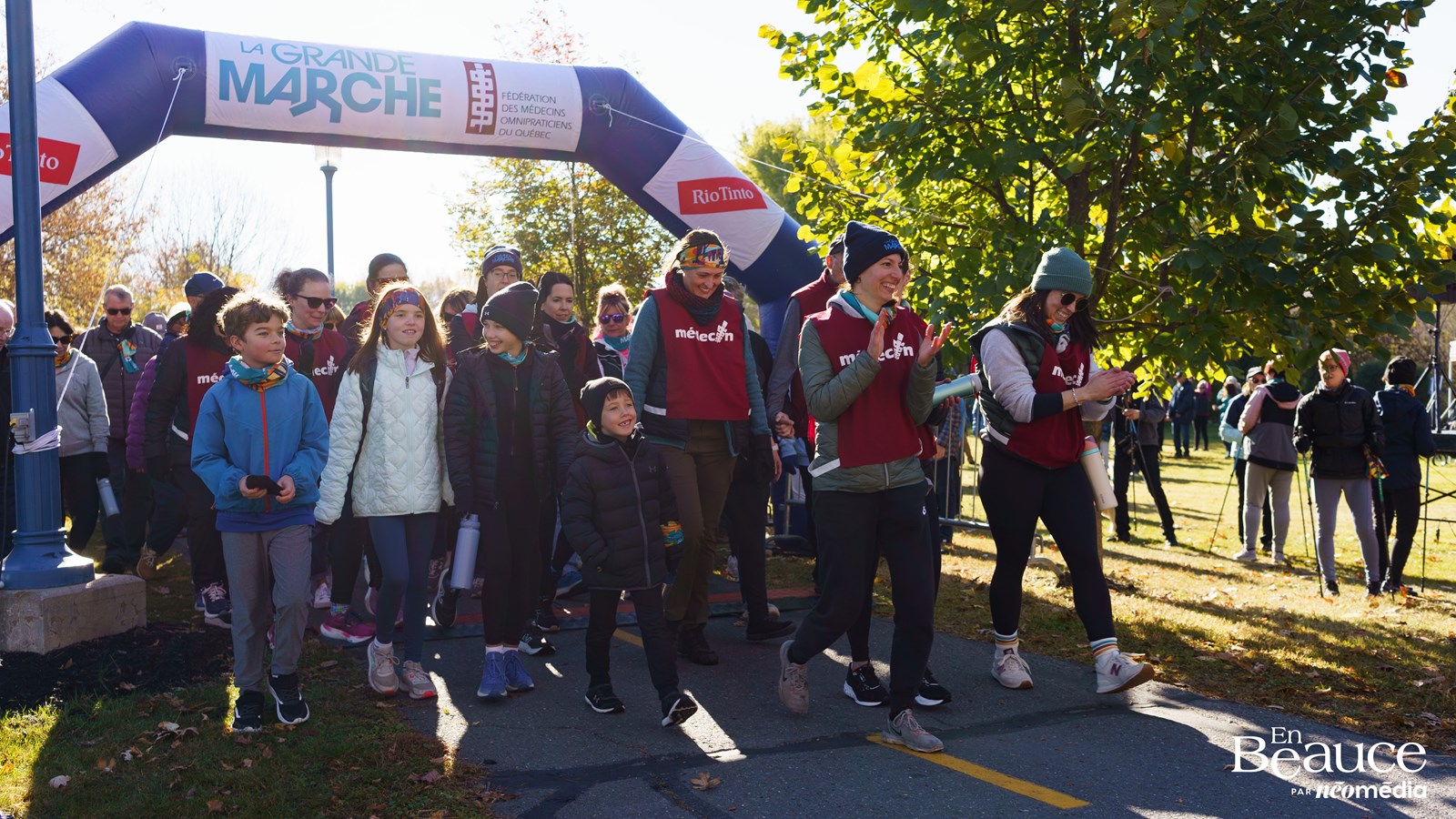 La Grande Marche Pierre Lavoie en Beauce