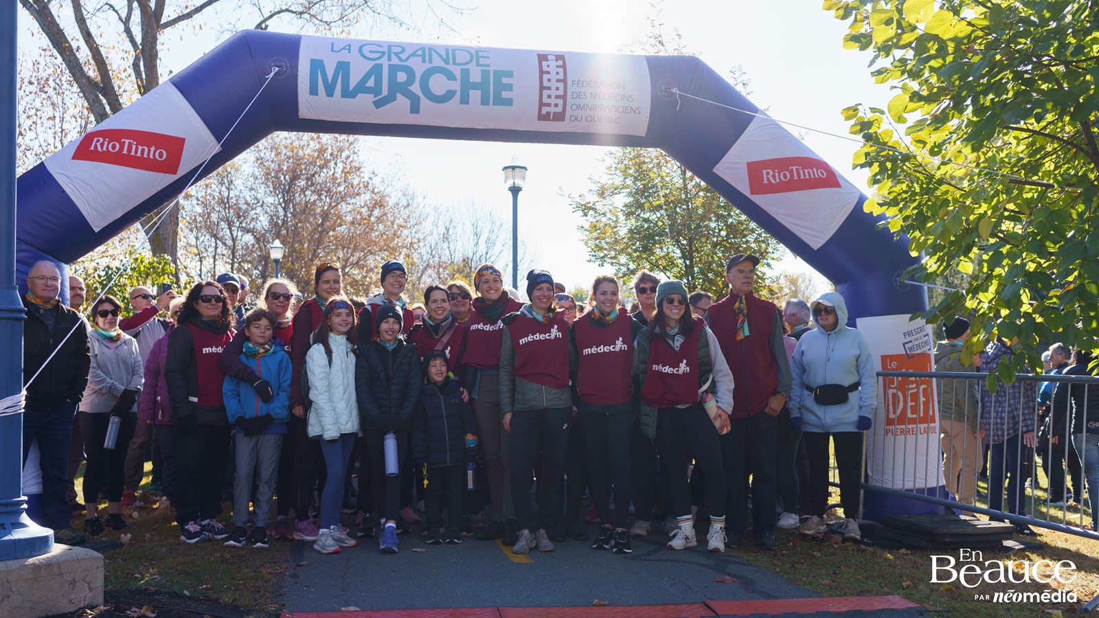La Grande Marche Pierre Lavoie en Beauce
