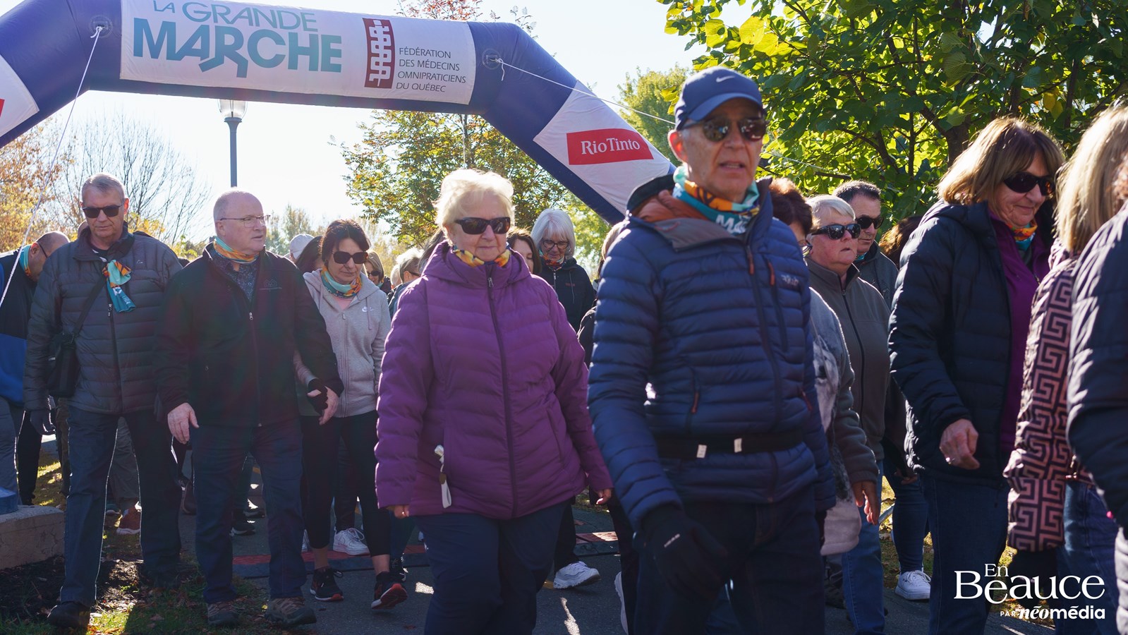 La Grande Marche Pierre Lavoie en Beauce