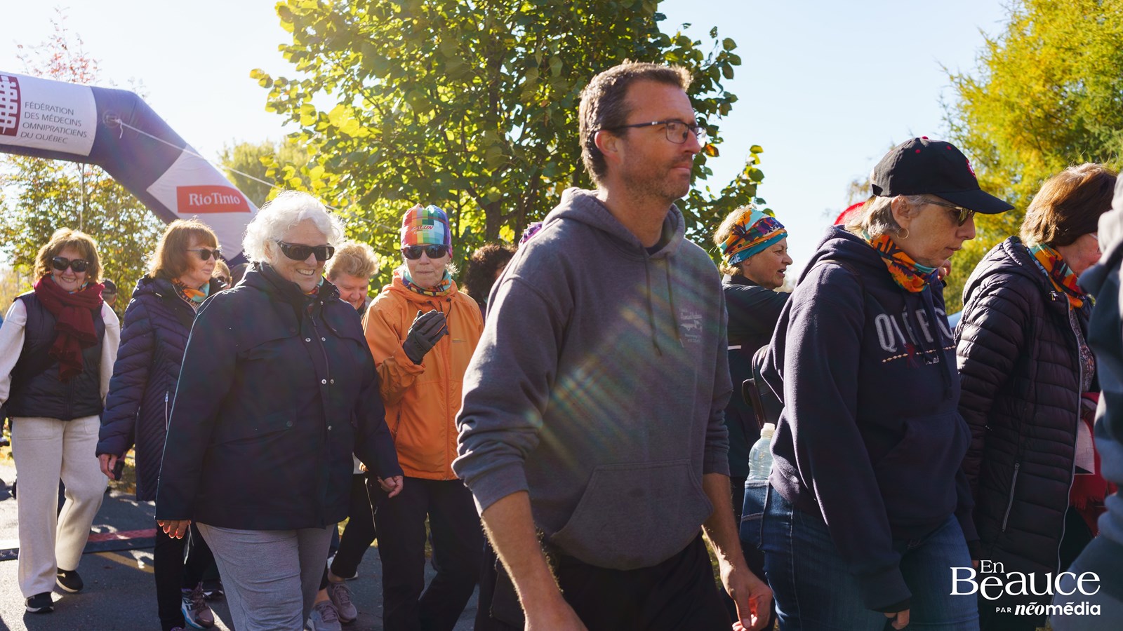 La Grande Marche Pierre Lavoie en Beauce