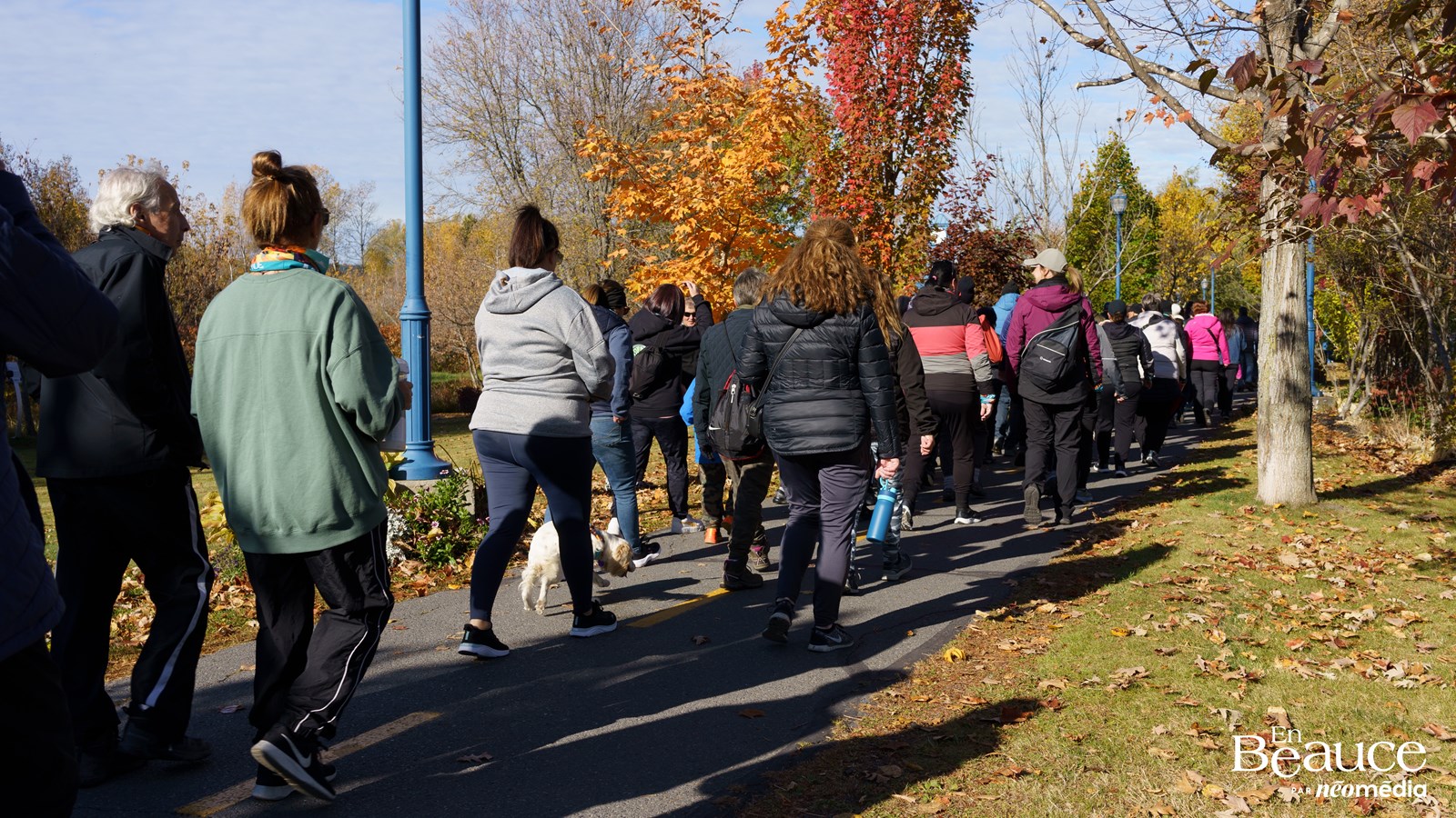 La Grande Marche Pierre Lavoie en Beauce