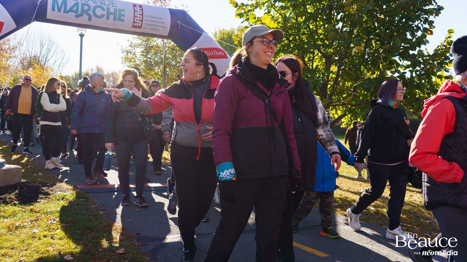 La Grande Marche Pierre Lavoie en Beauce