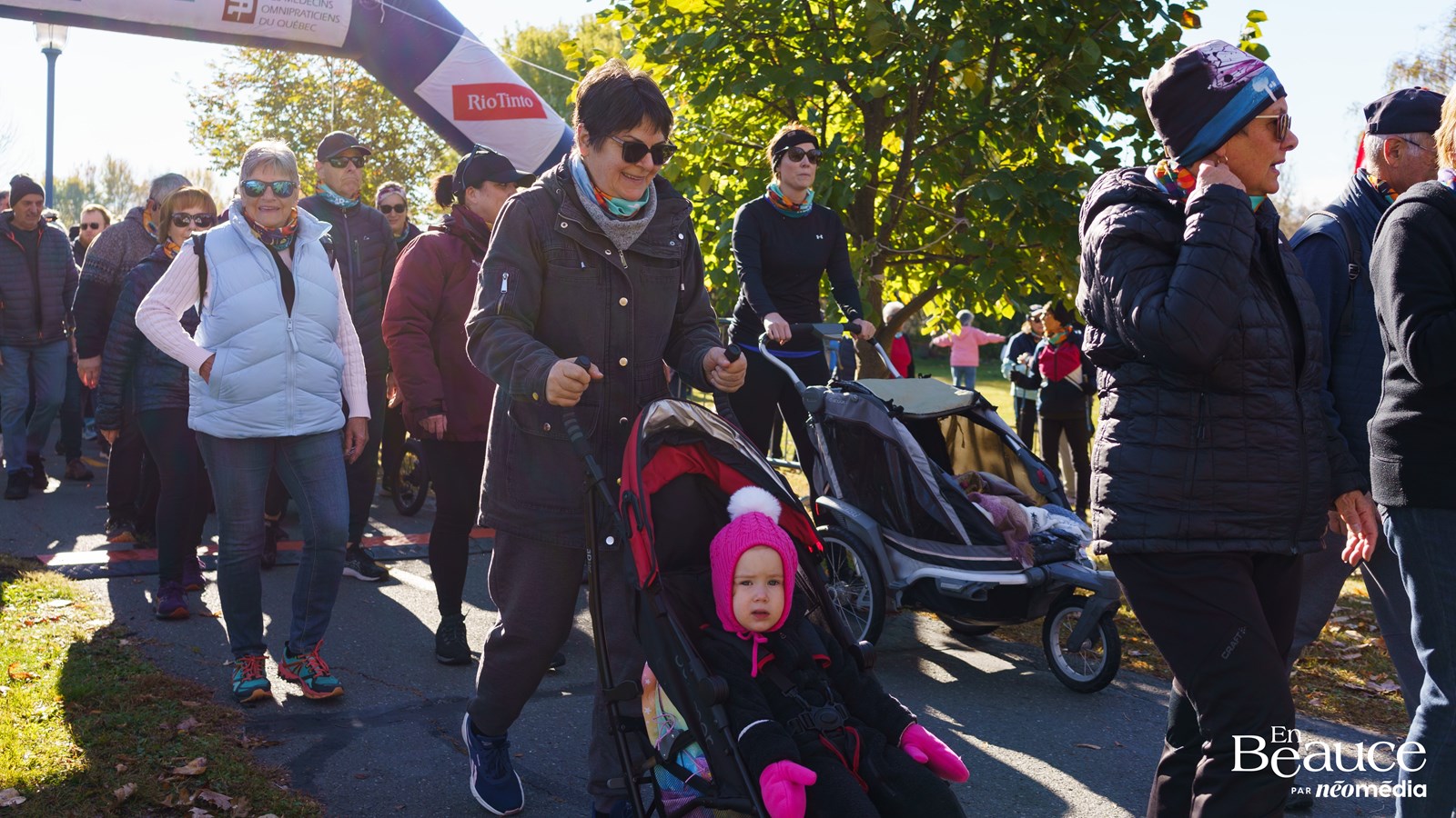La Grande Marche Pierre Lavoie en Beauce