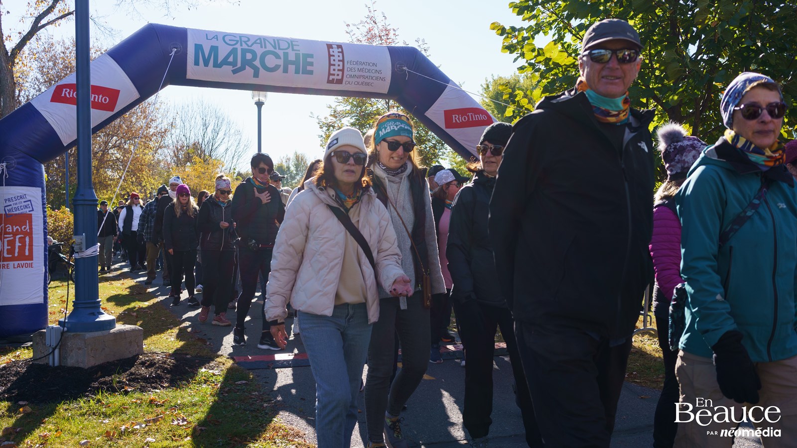 La Grande Marche Pierre Lavoie en Beauce
