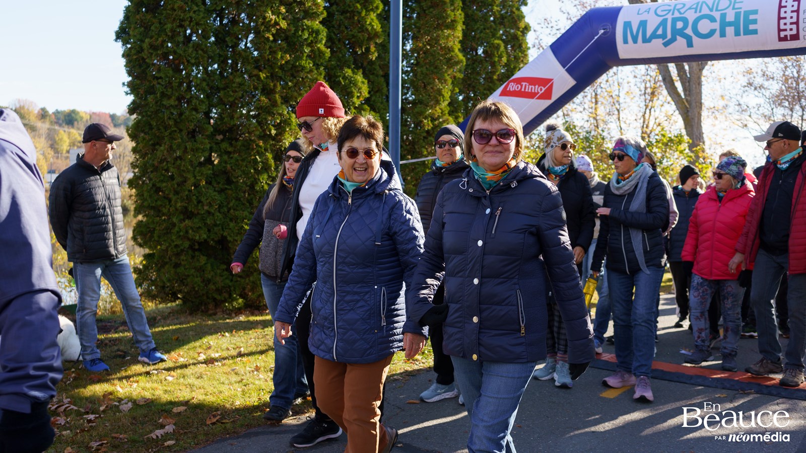 La Grande Marche Pierre Lavoie en Beauce