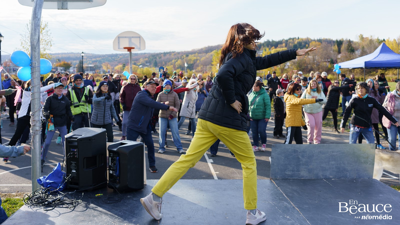 La Grande Marche Pierre Lavoie en Beauce