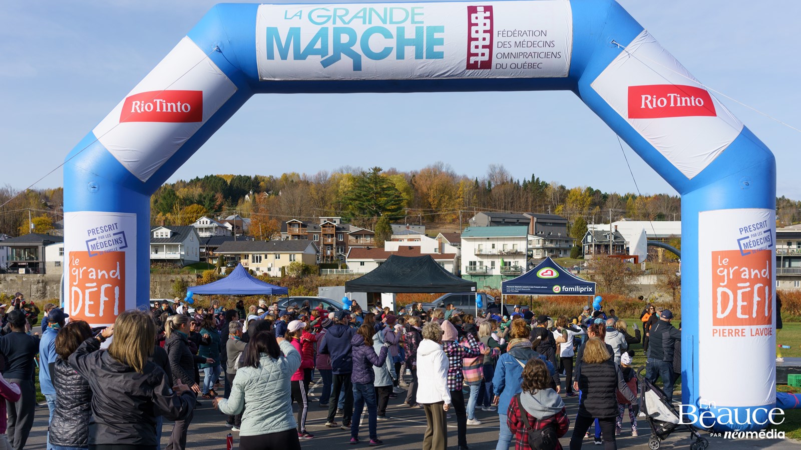 La Grande Marche Pierre Lavoie en Beauce