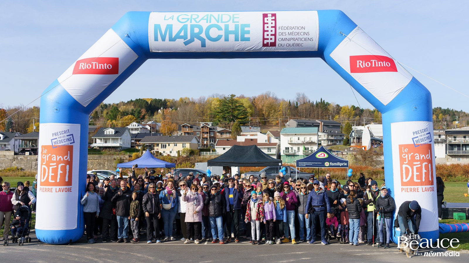 La Grande Marche Pierre Lavoie en Beauce
